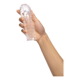 Size Up 1.5 Inch See Thru Stretch Penis Extender SLEEVES